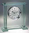 jade crystal desk clock