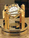 Galileo Solid Brass Clock